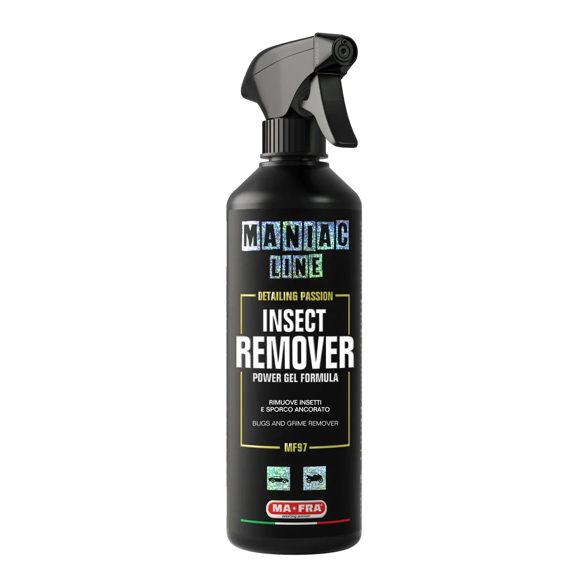 Maniac, Insect Remover Power Gel Formula.